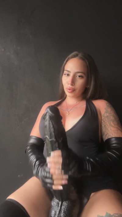 My huge cock is going to makke you worship us