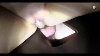 Gloryhole guy fumbles with condom, pussy finish turns into ruined orgasm she couldn&rsquo;t save in time