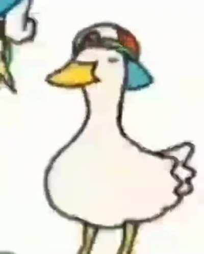 Cutest dancing duck ever