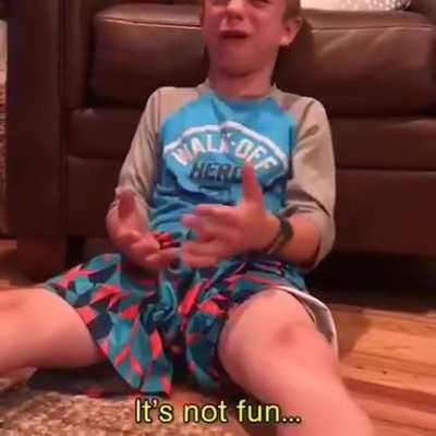 Taxes making everyone cry, even little kids