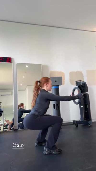 Working her booty