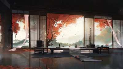 A Quiet Japanese Room