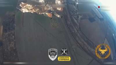 The FPV drone hit the Zala Kub. March 2025, somewhere in the airspace.