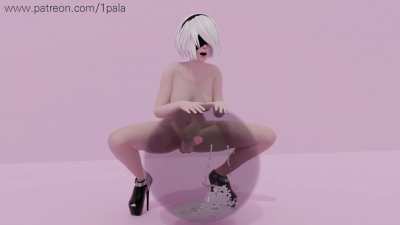 futanari yorha 2b (1pala) [nier automata]