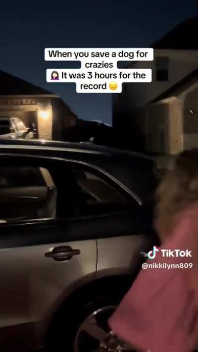 Woman rescued a loose dog and this is the thanks she gets from the owners