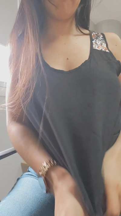 A little tease in the office