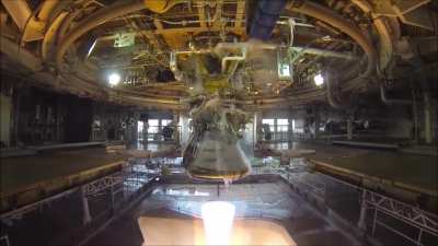 J-2X test firing