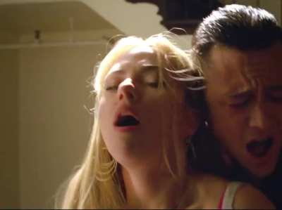 Tell me how hard you would cum in Scarlett Johansson