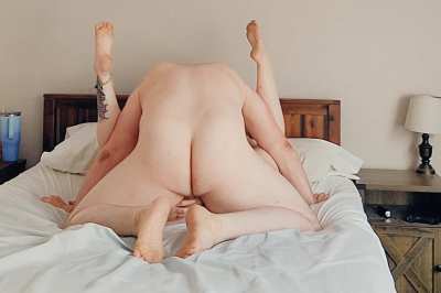 The way she rubs my balls while I fuck her...