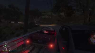 I was trying to drive my stolen car to my garage and then&hellip;