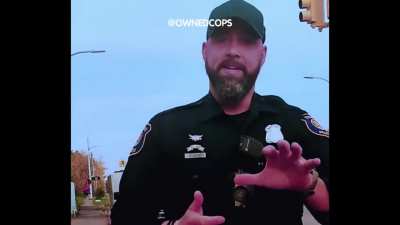 This man was sitting in his parked car talking to a friend. Suddenly, this Ecorse PD cop drove by them and blared his emergency siren at the man's friend. This man called out the cop for this rogue behavior. The cop then attempted an unlawful traffic stop