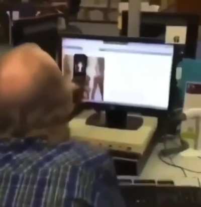 At the library