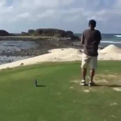 Relaxing round of gol...