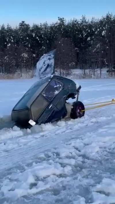 THEY CAUGHT A FINISHER CAR