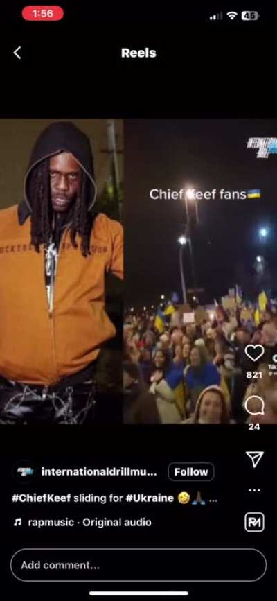 Ukraine turning up Love Sosa
