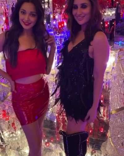 Threesome that will completely empty your balls for sure ( Kiara Advani-Young hot babe who will give your stamina a good test &amp;amp; Kareena Kapoor- Mature expert at art of seduction )