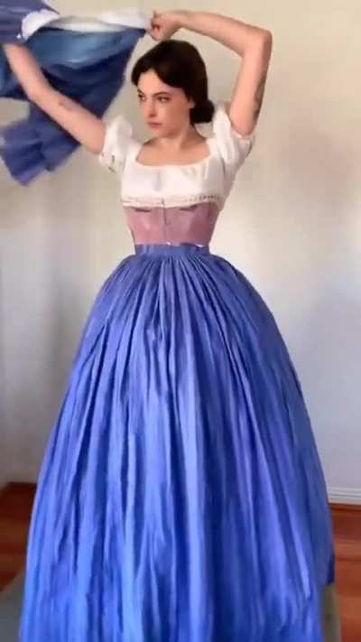 In 1859, this is how women typically dressed