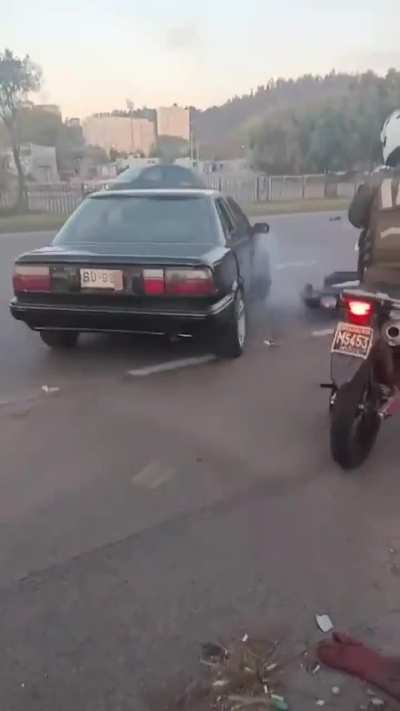 Fiscalizaci&oacute;n de Carabineros a auto "tuning" termin&oacute; a balazos y con un detenido en Concepci&oacute;n