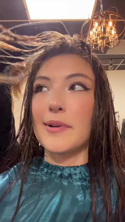 Getting a haircut
