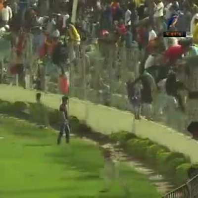 Just another day in football in Bangladesh.