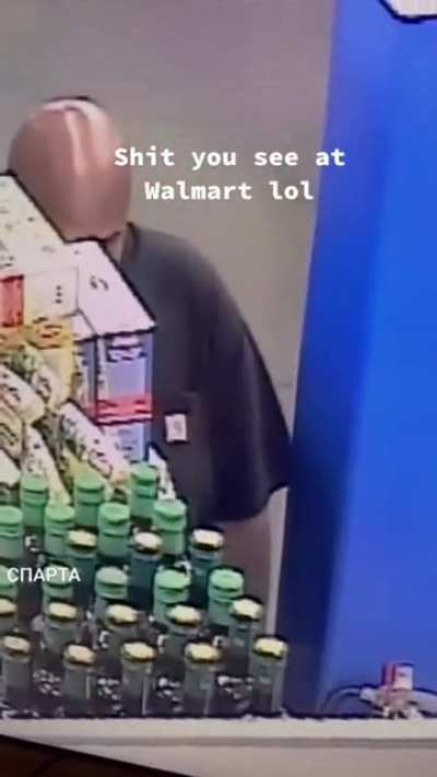 At the Walmart