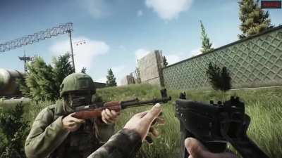Tarkov AI be like