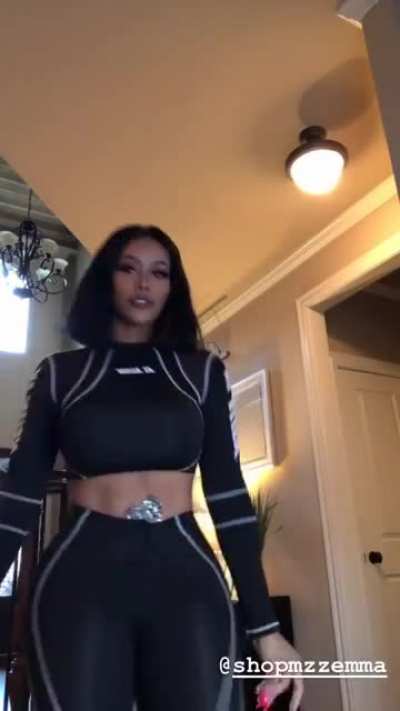 Showing Off Her Amazing Figure
