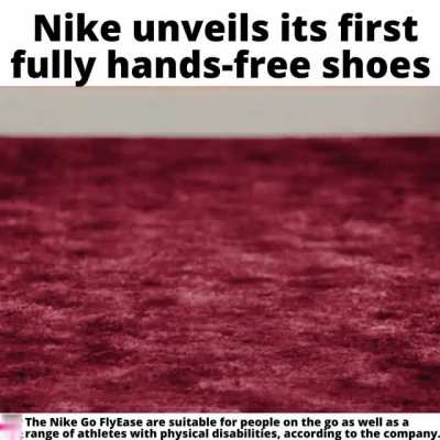 Lace-less sneakers that can easily be put on and taken off without using your hands.⁠