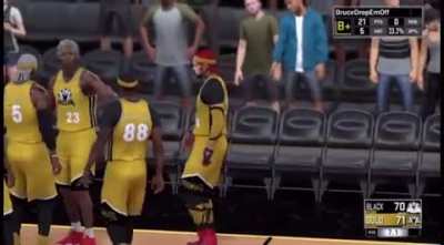 2k used to have this nigga blowing snot bubbles