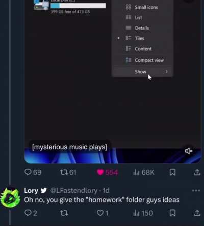 &ldquo;Homework&rdquo; Folder