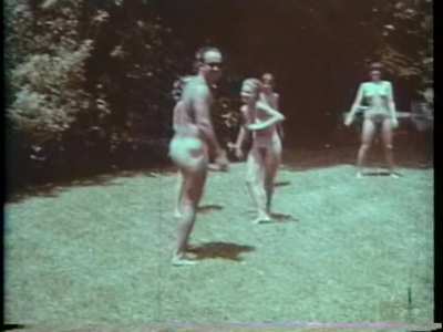 Morganna goes Nudist - 1968 - Before her Massive Breasted Kissing Bandit days