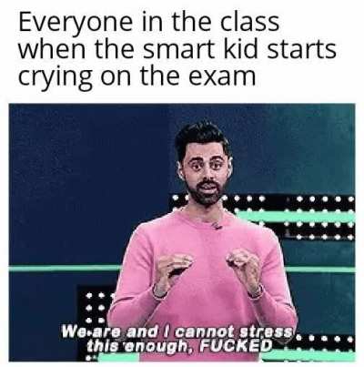 Hopefully those are tears of joy