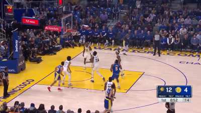 [Highlight] With this made 3, Klay Thompson moves up to 14th All-Time in 3-Pointers made! Congrats Klay 👏