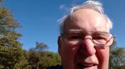 My grandad absolutely loves trains, but isn't so fond of technology. I just can't help but laugh when he realises