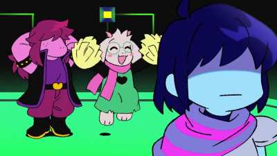 "Do your best, Kris! I'll be cheering you with magic pom-poms!" (animation by oekkakunk)