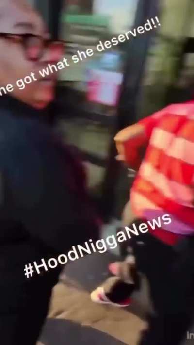 Customer takes down young grocery store employee for having a bad attitude