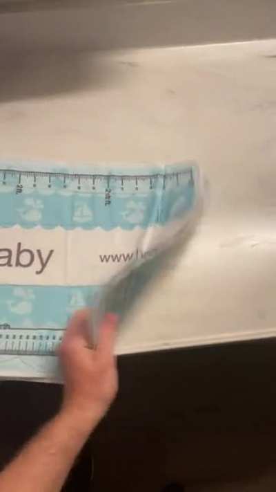 As a follow up to Hoag&rsquo;s awkwardly worded billboard, I give you this awkwardly placed text on the free baby mat they gave us (it came pre-folded like this)