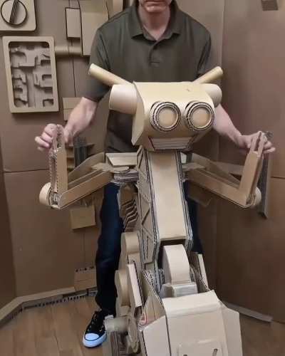 Cardboard warrior