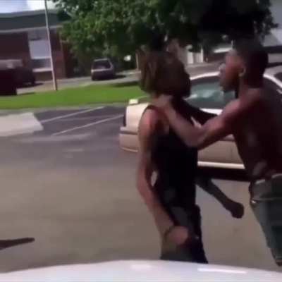 he just standing