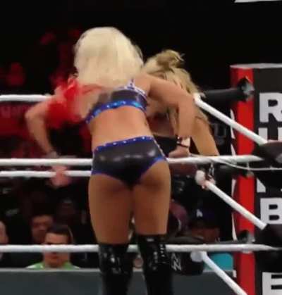 Alexa Bliss hopping the ropes (upscaled)