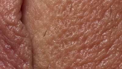 She missed a spot shaving