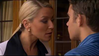 Z&ouml;e Lucker Squeezes a Guy's Balls in Footballers' Wives 2x5