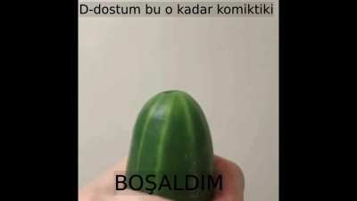 O kadar komiktiki boşaldım
