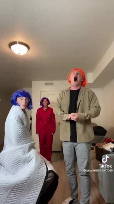 The purple hair guy looks so pristine