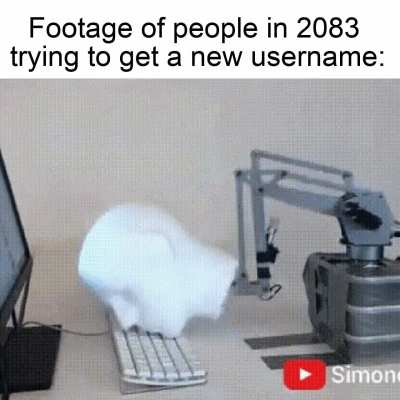 "Username already in use."