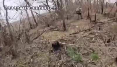 Ukraine Foreign Volunteer sets off OZM-72, munition is a dud. 2024-2025 time period.