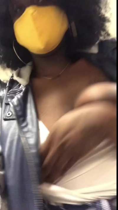 quick titty flash
