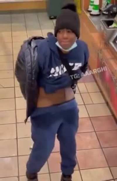Vegan goes nuts in a Subway.....NSFW