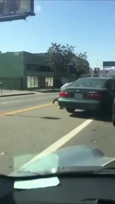 dropped in traffic