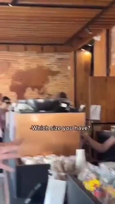 Are you on his side or the barista&rsquo;s?